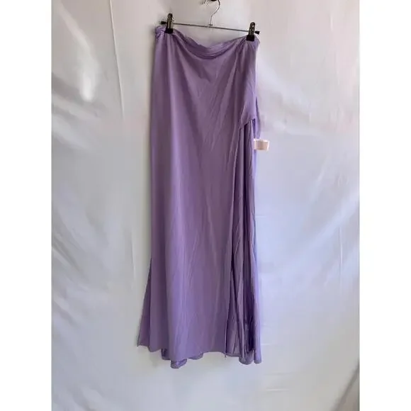 Rabanne Purple Jupe Slip Skirt Size 38 open seam/ and small stain